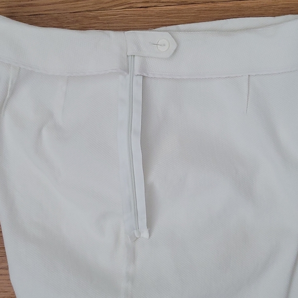 Steinmart White Cotton Stretch Crop Pants - Picture 8 of 9